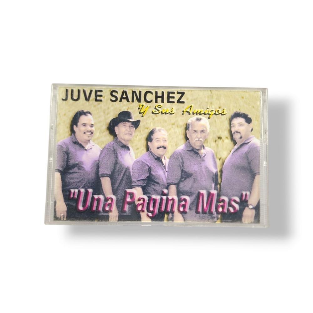 JUVE SANCHEZ‎ Y SUS AMIGOS "Una Pagina Mas" Vintage 1999 Cassette Tape